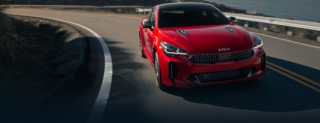 2023 Kia Stinger on the road