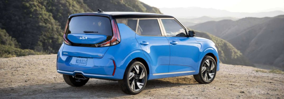 Rearview of the 2023 Kia Soul