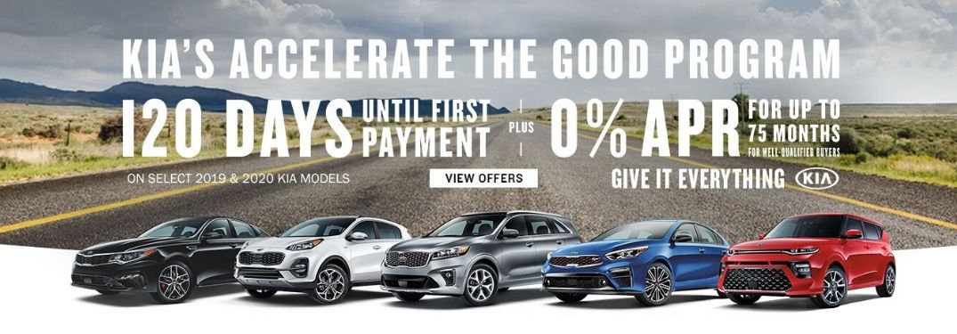 Kia's Accelerate the Good program details banner