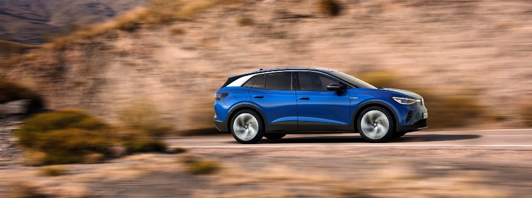A right profile photo of the 2021 Volkswagen ID.4.