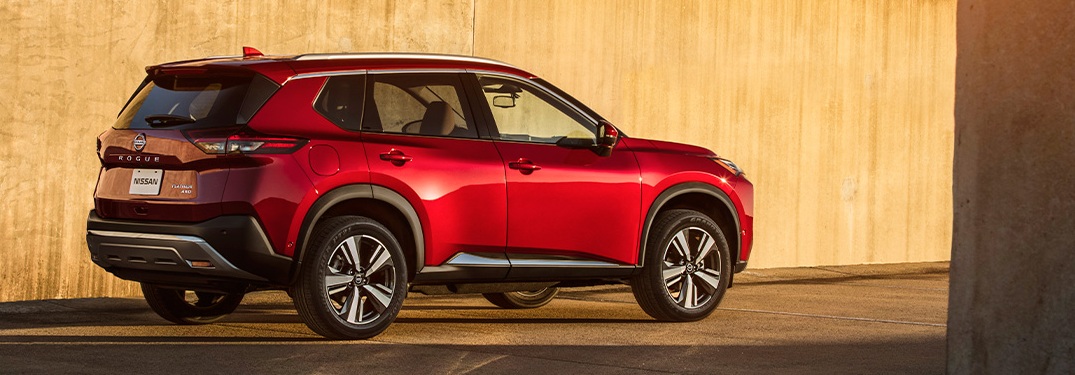 Back end of the 2021 Nissan Rogue