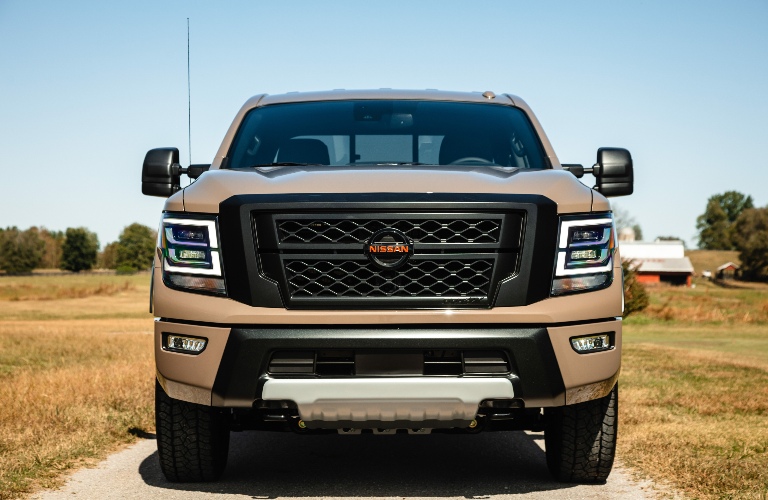 Front end of the 2021 Nissan TITAN XD
