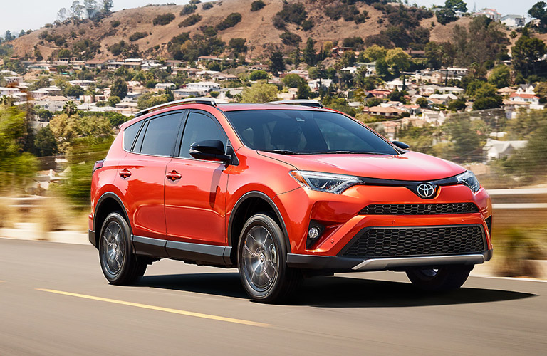 22017 Toyota RAV4 in orange