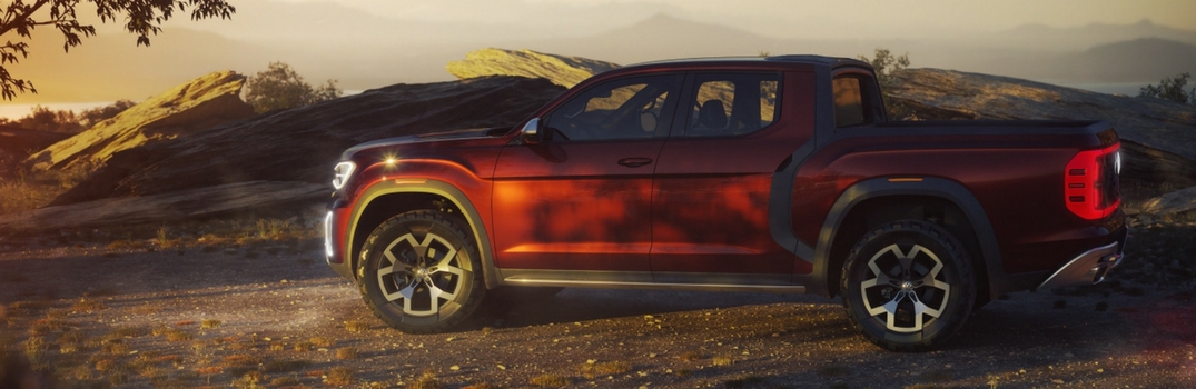 All-new Atlas Tanoak truck on gravel
