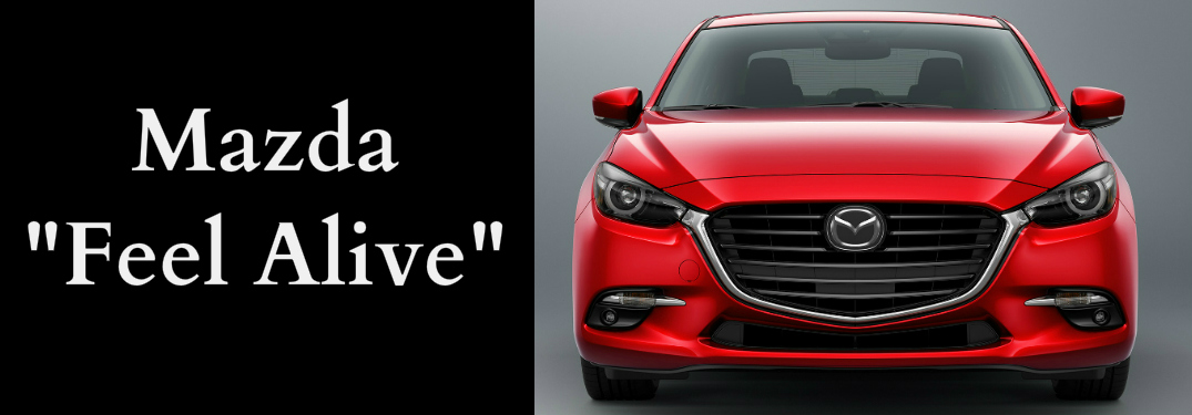 Mazda Feel Alive Title and Red 2018 Mazda3
