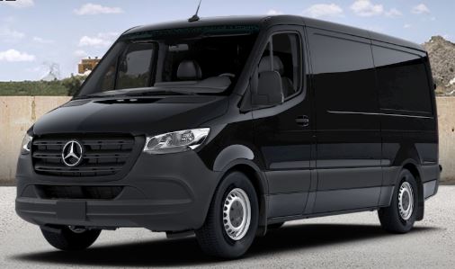 mercedes benz van black