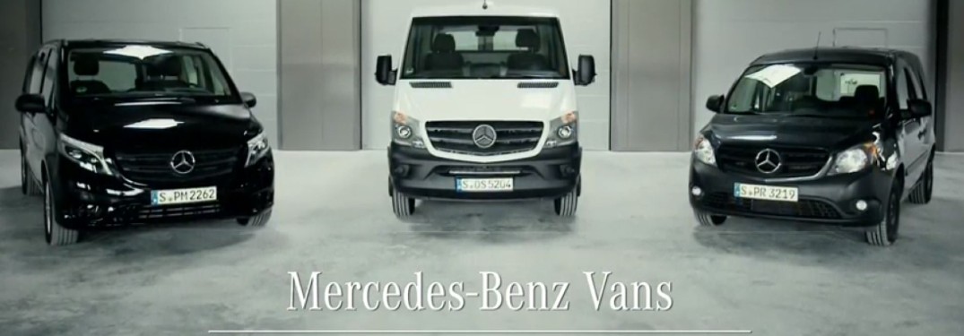 Mercedes-Benz Sprinter vans in a row