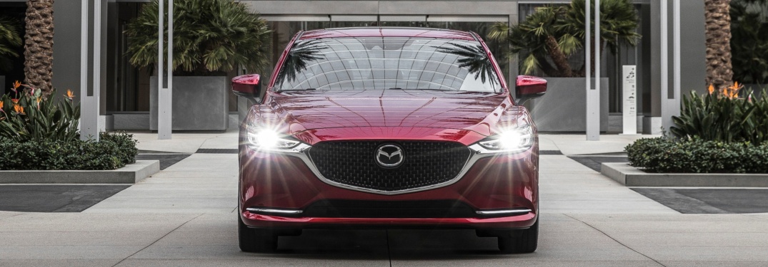 2018 Mazda6 red front view