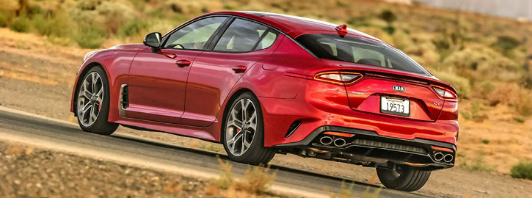 2018 Kia Stinger Red Exterior Rear View