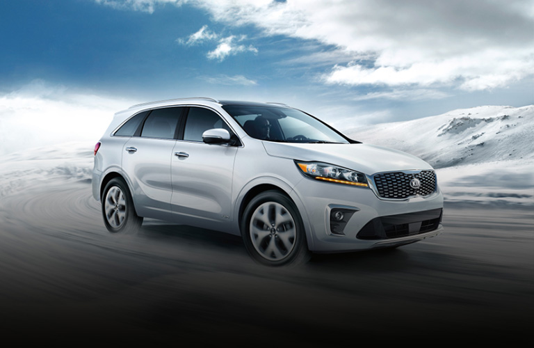 2020 Kia Sorento in white