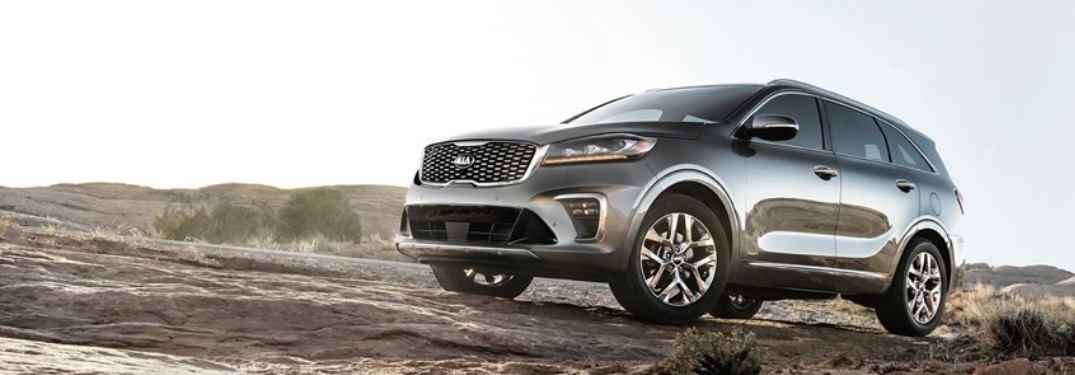 2020 Kia Sorento on top of a mountain