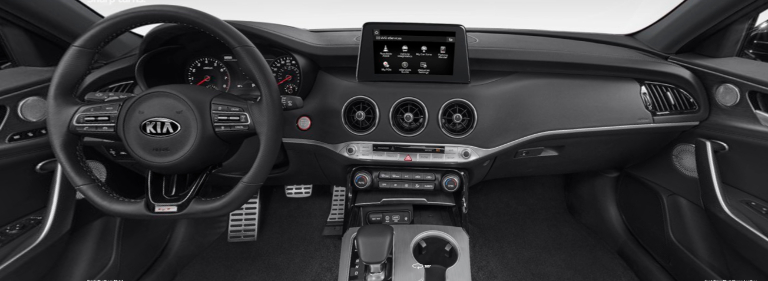 2020 Kia Stinger Black Nappa Leather Interior