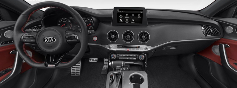 2020 Kia Stinger Red Leather Interior