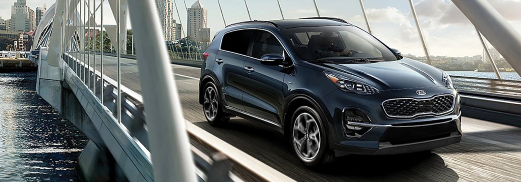 2020 Kia Sportage on a bridge