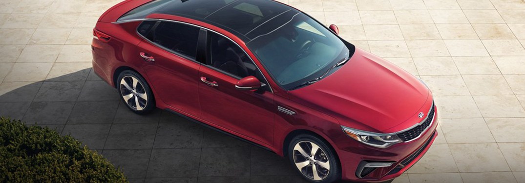 2020 Kia Optima parked in a lot