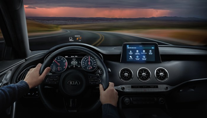 2020 Kia Stinger dashboard