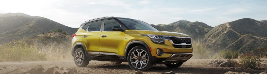 2021 Kia Seltos driving off-road