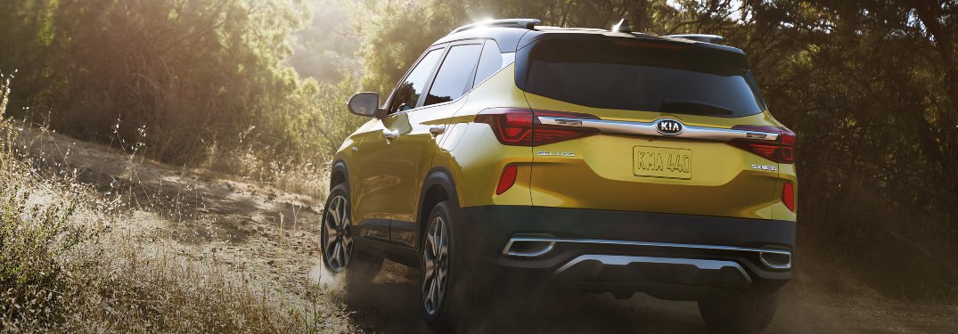 2021 Kia Seltos driving off-road
