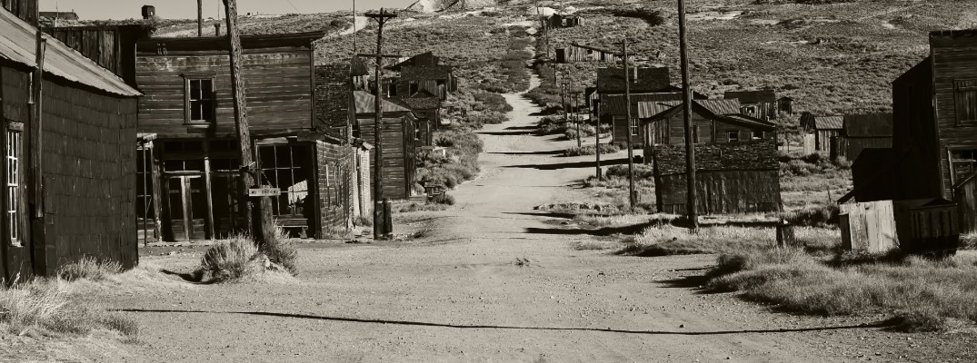 Ghost Town in the Old West