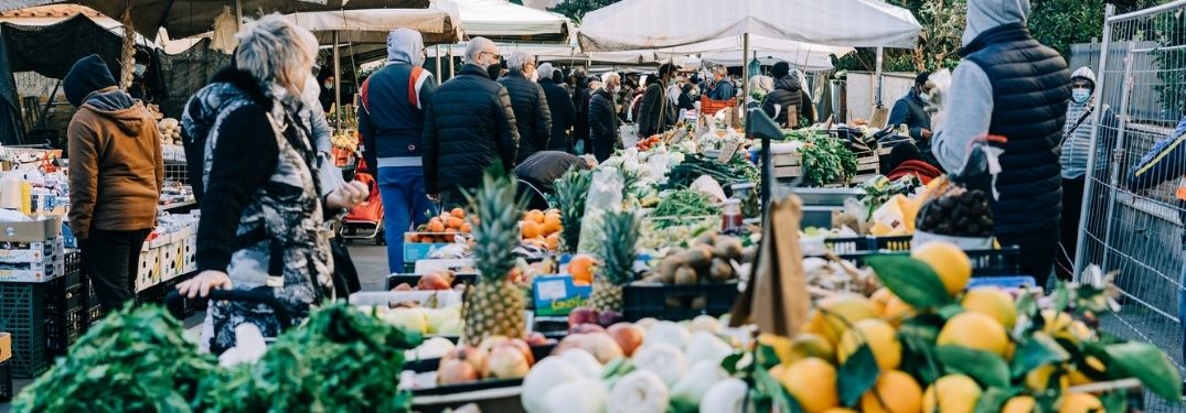 A close-up of Farmer's Market near Moosic, PA