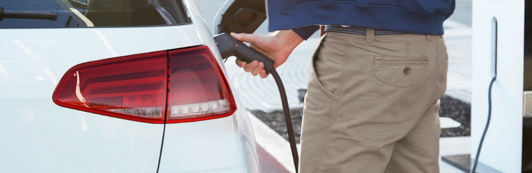 2017 Volkswagen e-Golf being charged