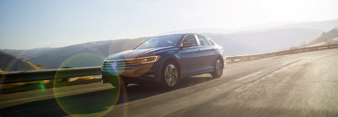 2019 Volkswagen Jetta driving on road