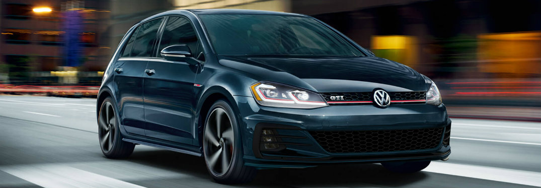 Black 2018 VW Golf GTI