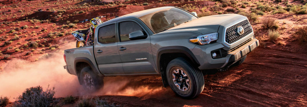 2018 Toyota Tacoma in gray