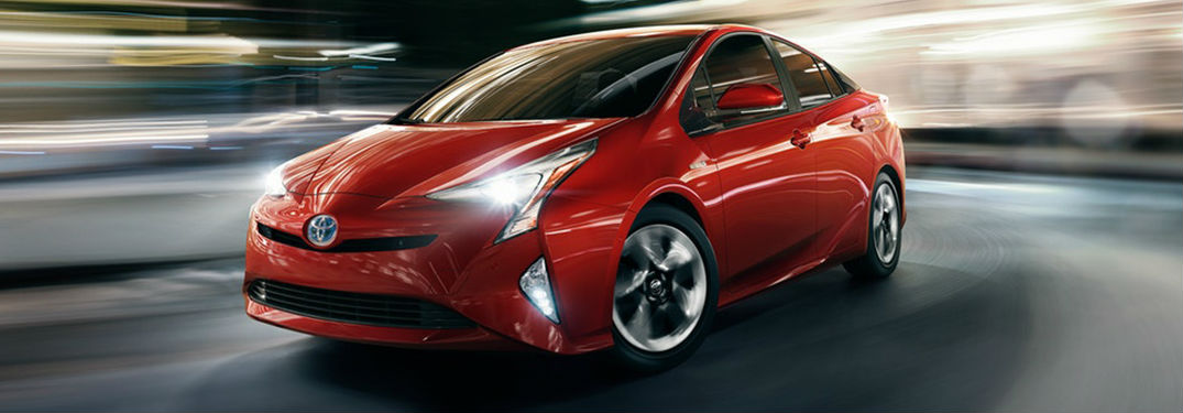 2018 Toyota Prius in red