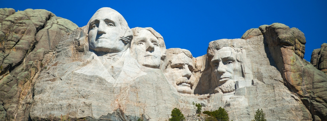 Mount Rushmore in the Black Hills of South Dakota