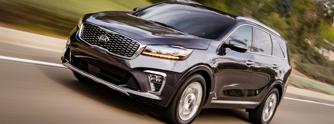 2019 Kia Sorento cruising on a road