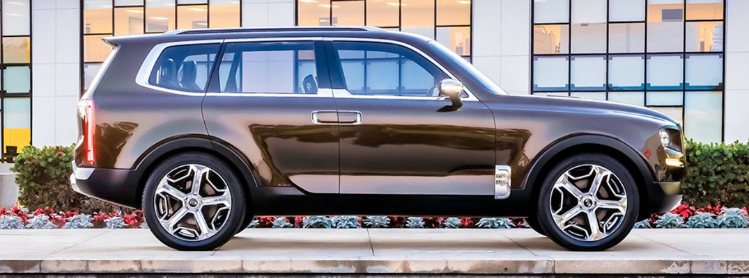 Side profile of 2020 Kia Telluride