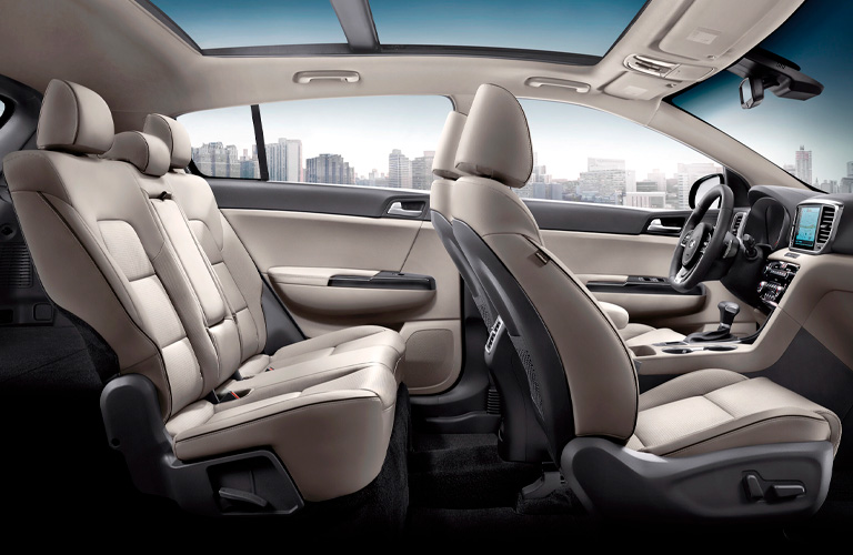 2022 Kia Sportage inside seats
