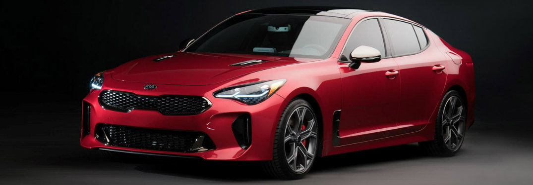 2018 Kia Stinger red exterior front