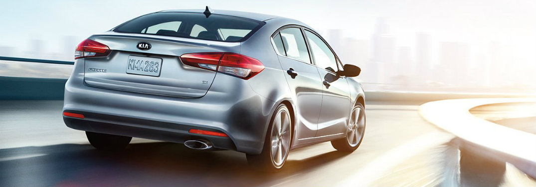 Rear end of a 2018 Kia Forte
