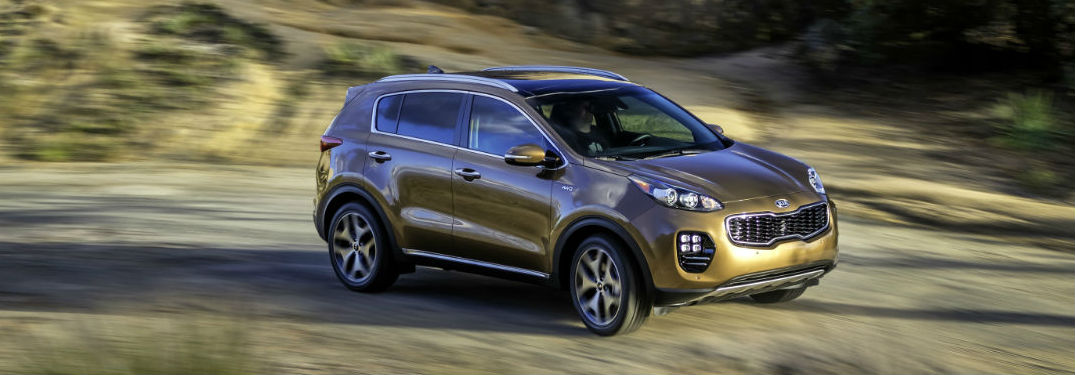 2018 Kia Sportage driving on a road
