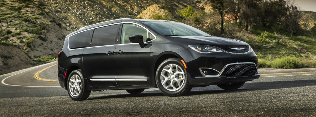 2020 Chrysler Pacifica on winding road