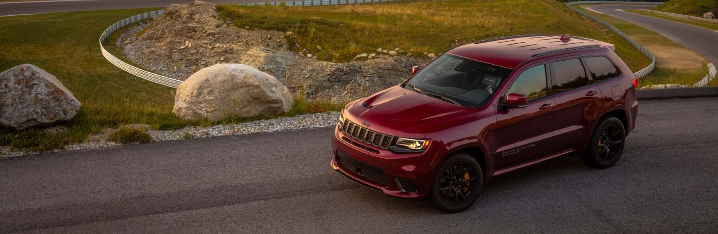 2020 Jeep Grand Cherokee on road