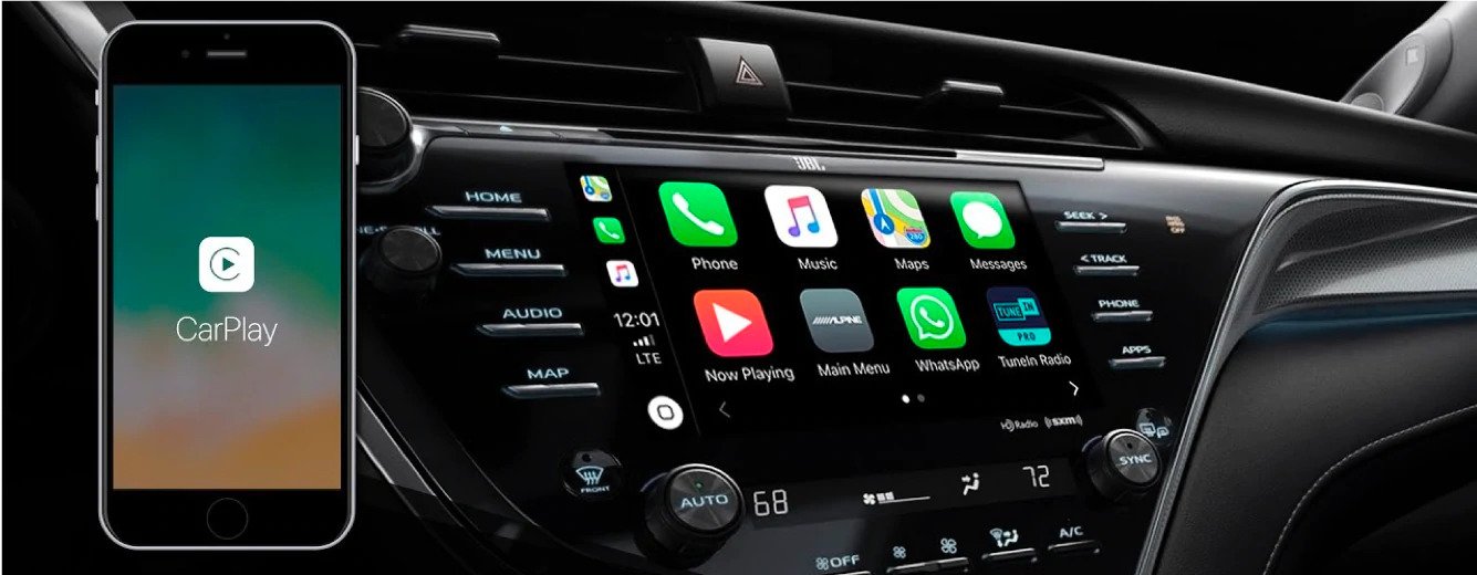 Ram truck with Apple CarPlay integration