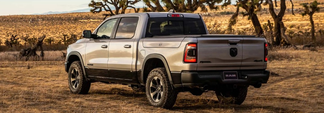 2021 RAM 1500 on desert terrain
