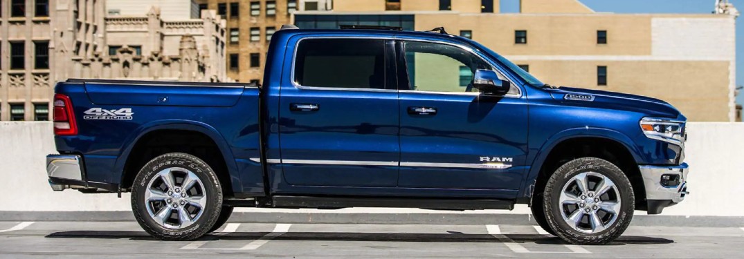 2021 Ram 1500 in city landscape