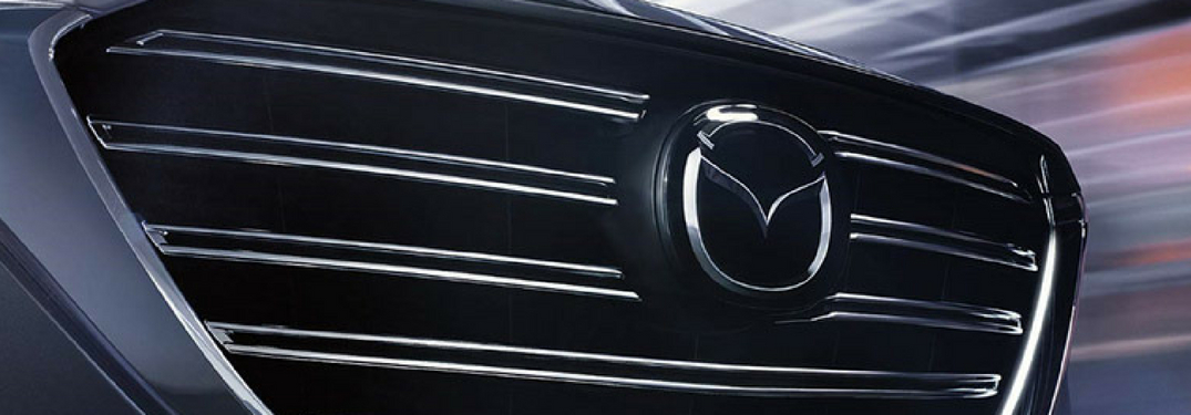 front grille of a Mazda cx-9 up close