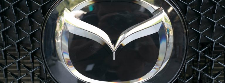 mazda grille emblem detail