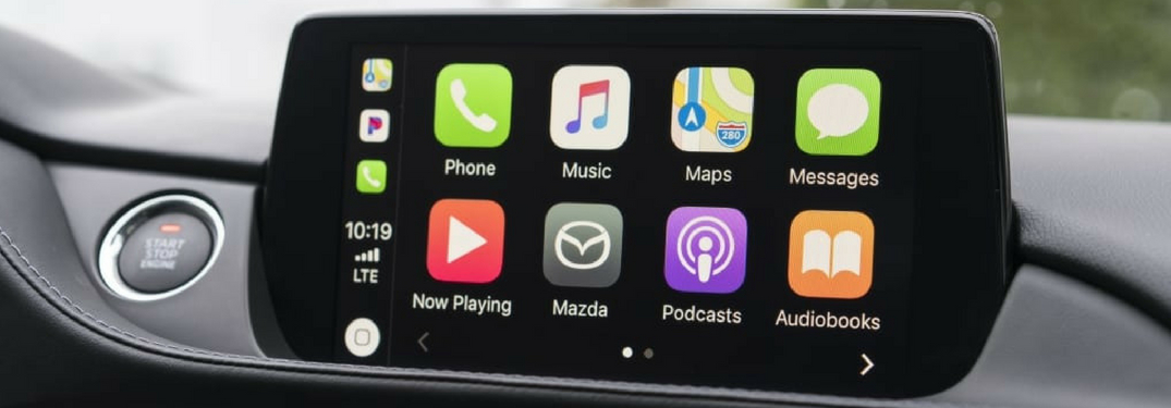 apple carplay on mazda connect infotainment system