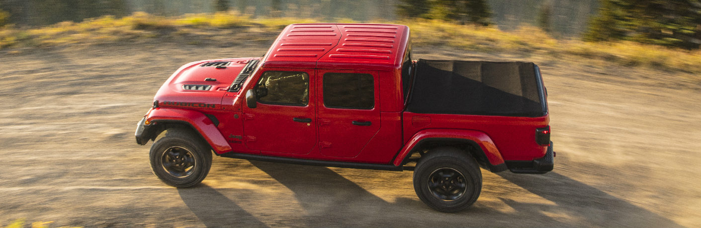 2020 Jeep Gladiator on dirt road
