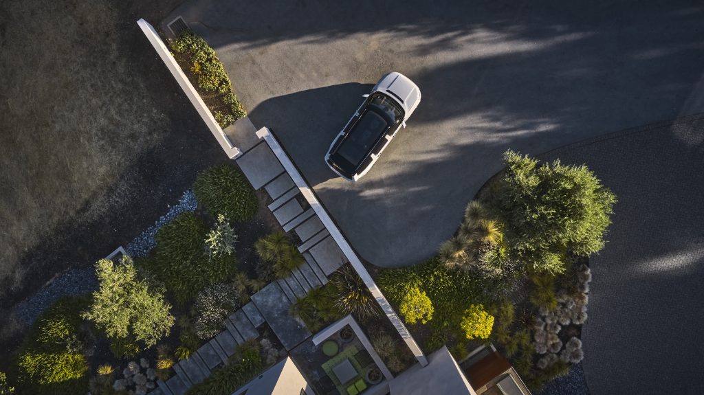 2022 Jeep Grand Wagoneer Concept viewed from above