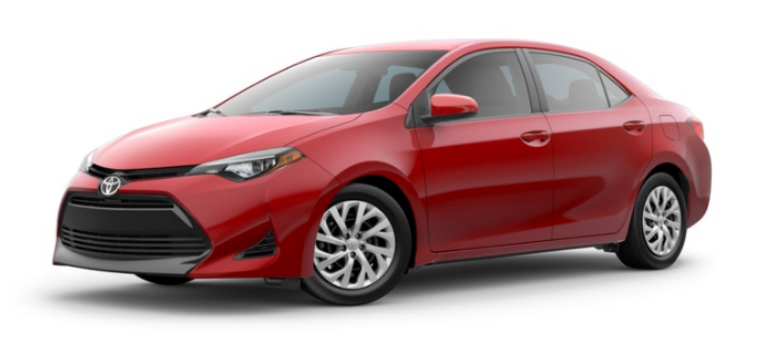 2019 Toyota Corolla Interior and Exterior Color Options