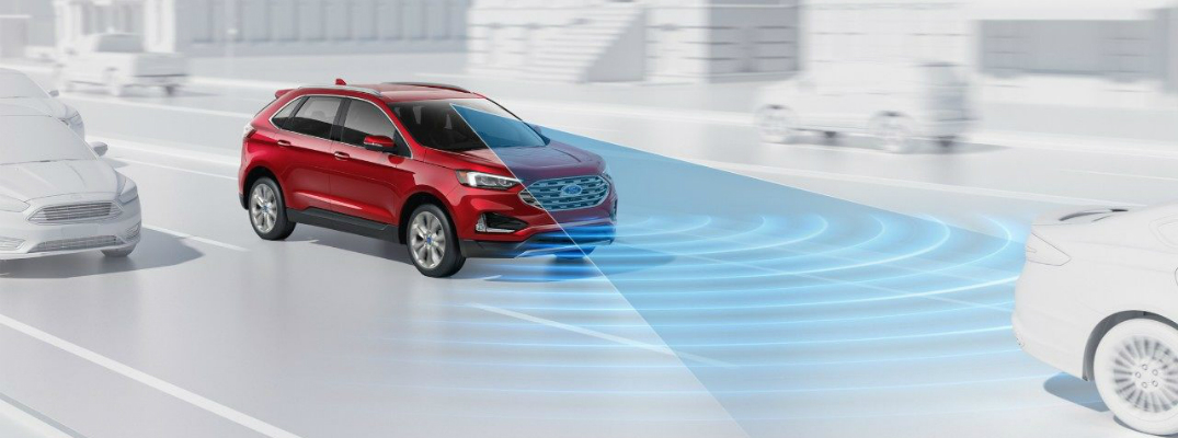 Sensor on the Front of the 2019 Ford Edge