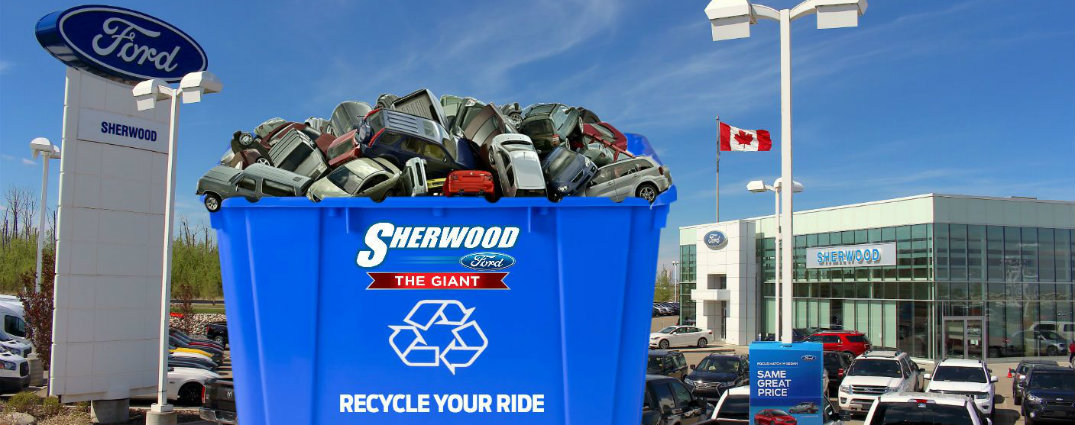 Recycle Your Ride advertisement from Sherwood Ford