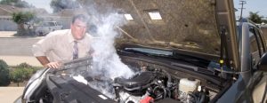 Overheated engine